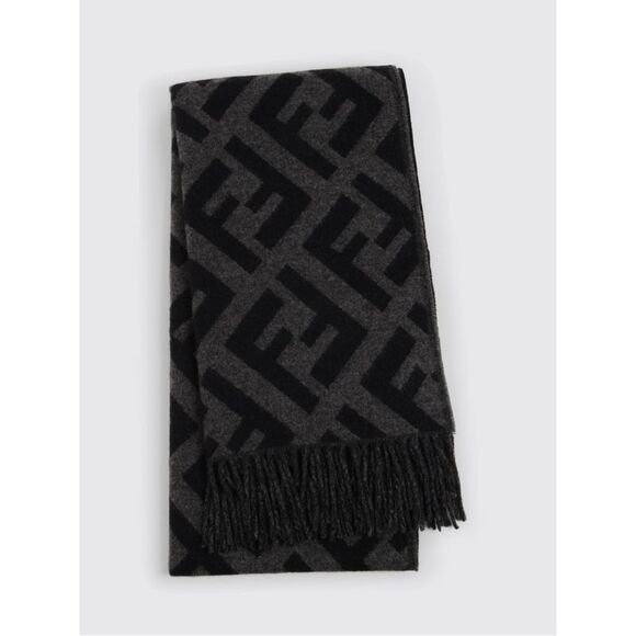 Fendi Scarf Men Black